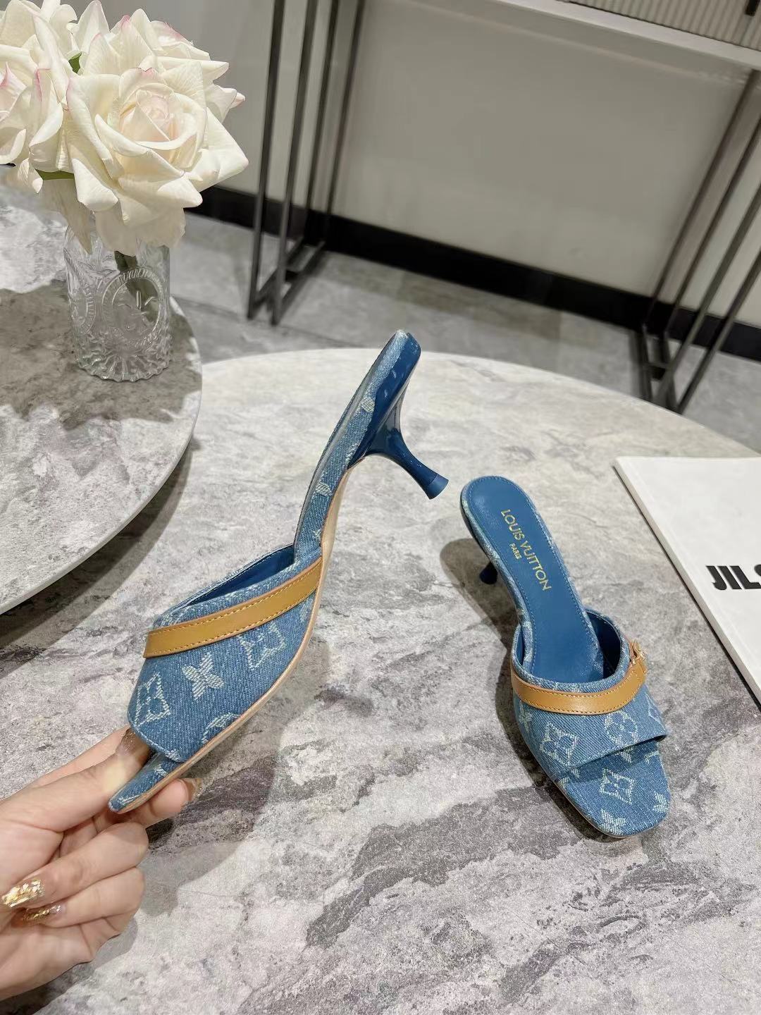 Louis ss24 new arrival denim shoes