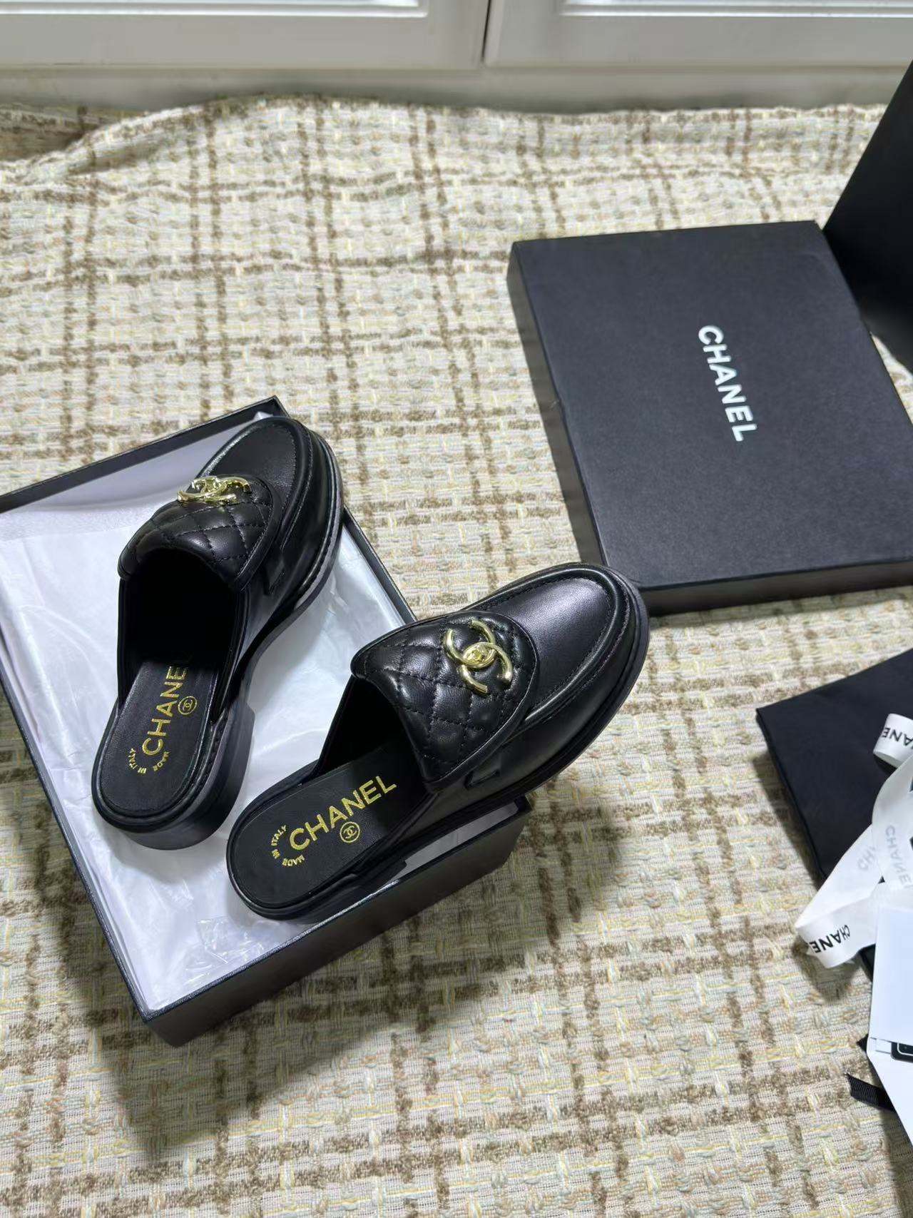 Cc new arrival 24ss women Loafers shoes