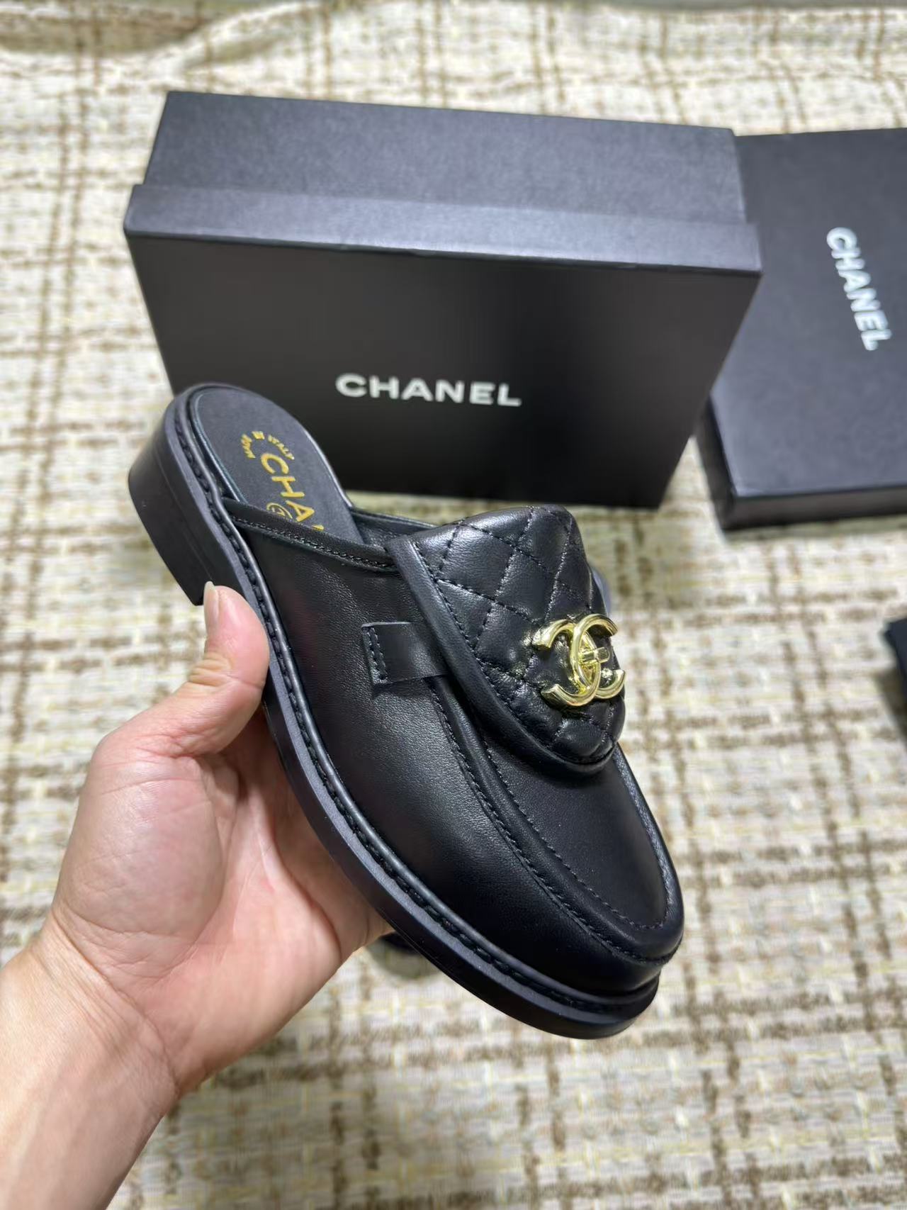 Cc new arrival 24ss women Loafers shoes