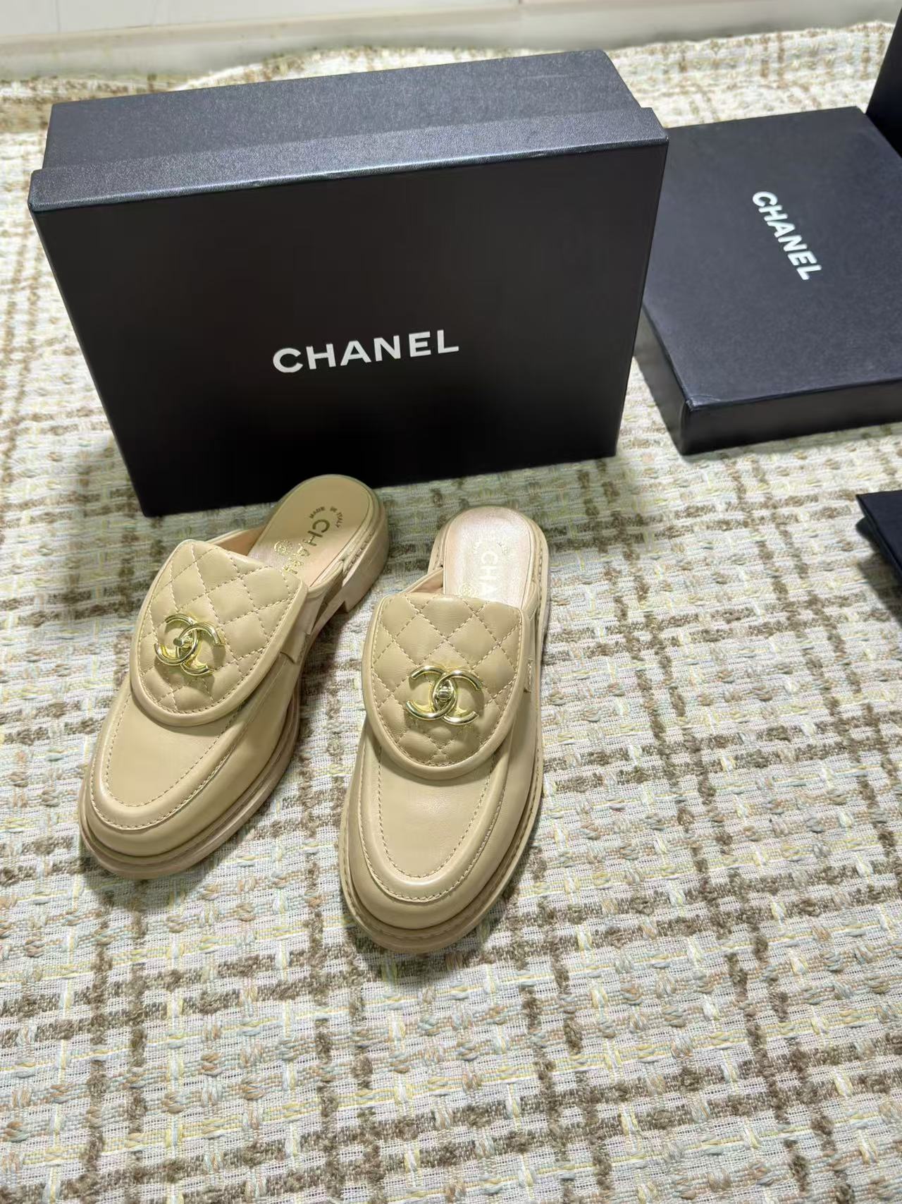 Cc new arrival 24ss women Loafers shoes