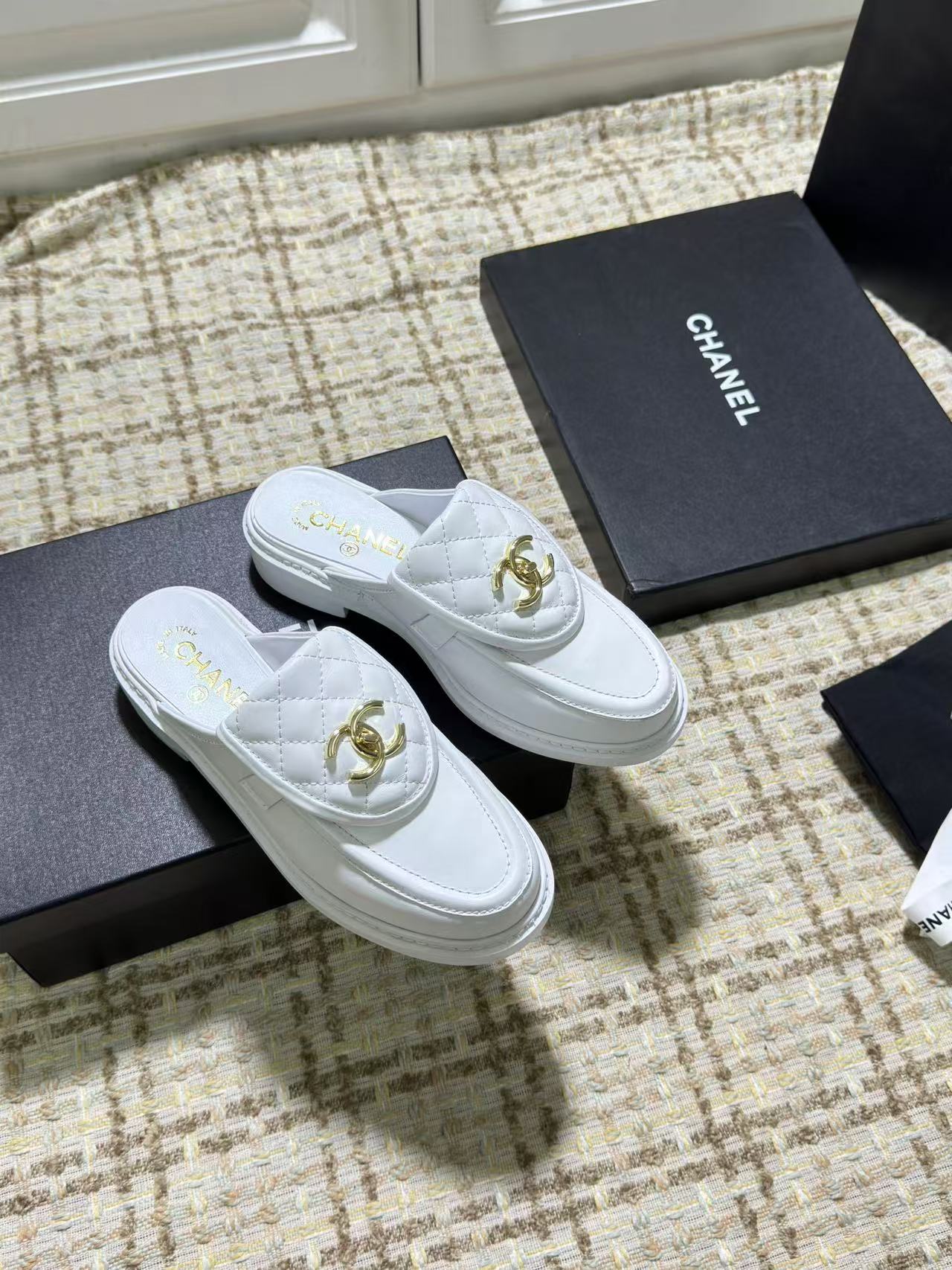 Cc new arrival 24ss women Loafers shoes