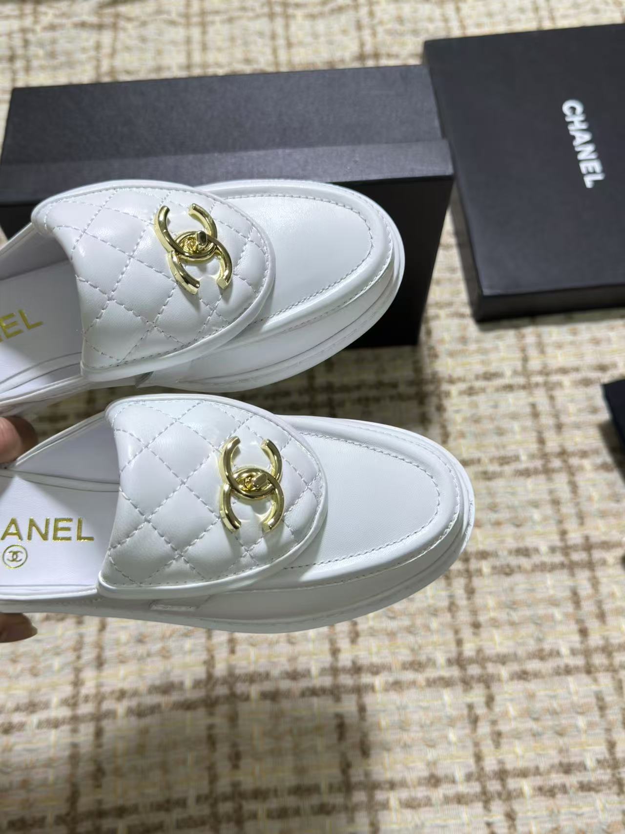 Cc new arrival 24ss women Loafers shoes