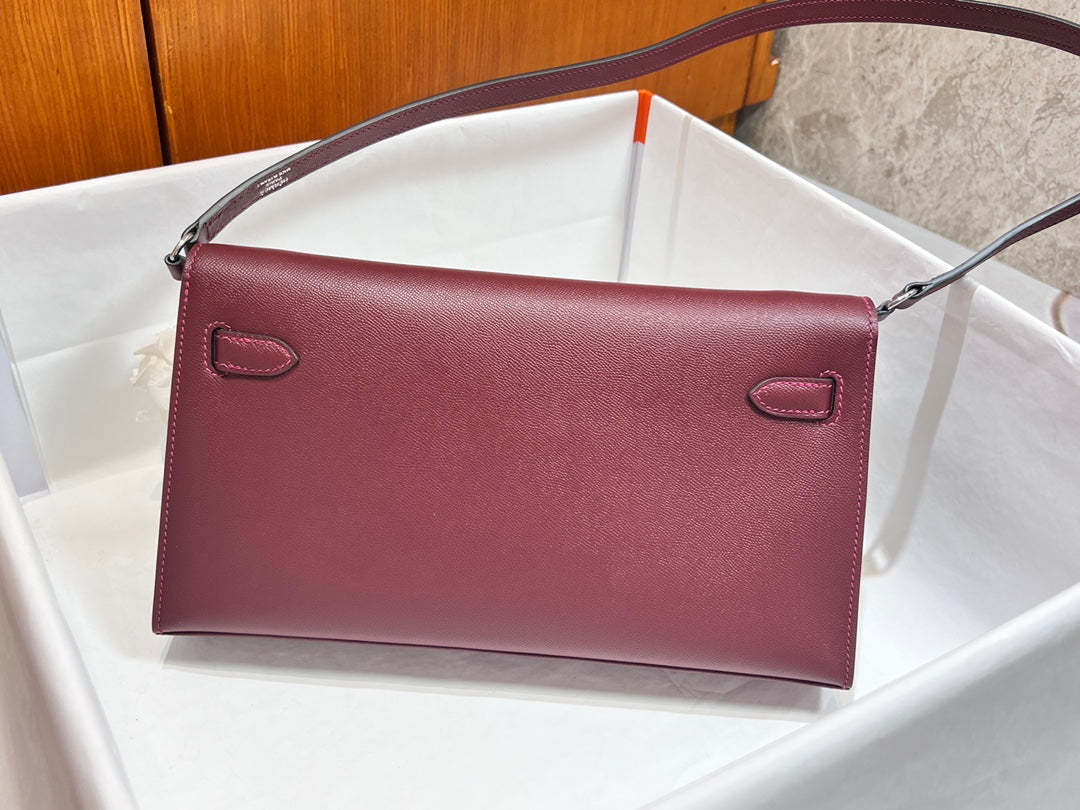 Hermes Kelly Elan Bag Purple