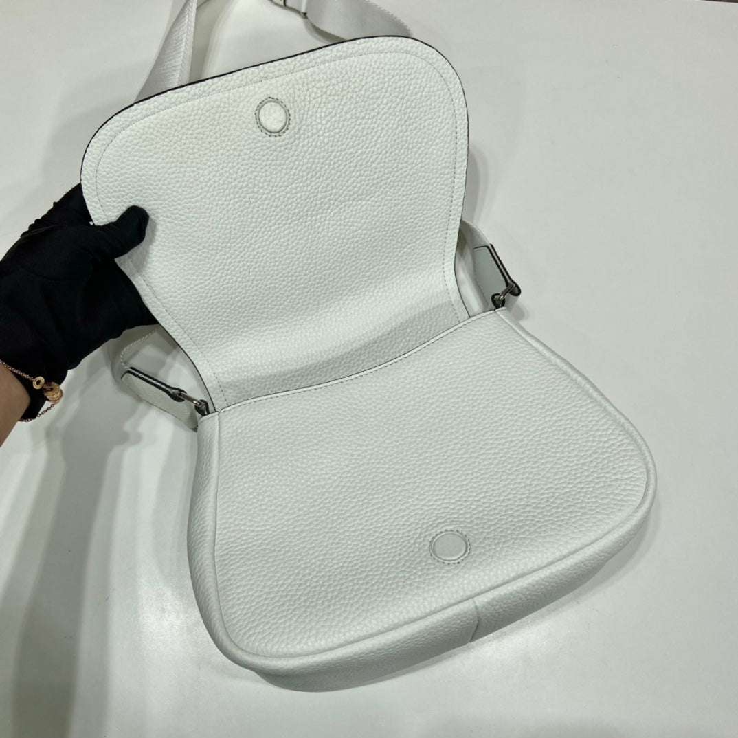Pra Shoulder Bag White For Women, Women's Bags 8.6in/22cm