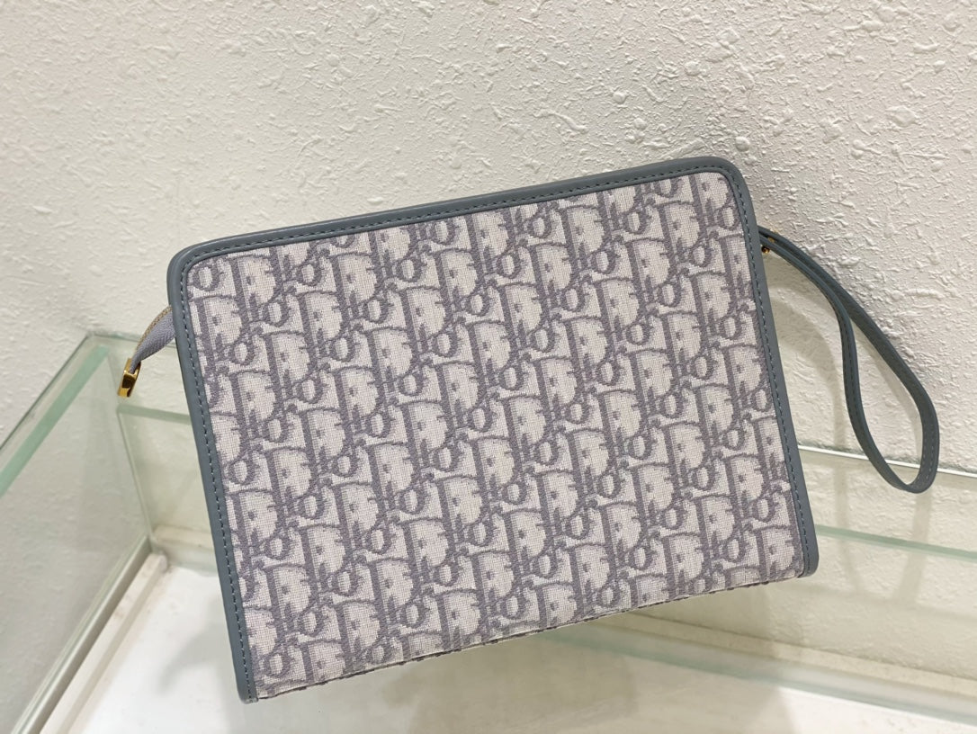 Dior Montaigne pouch Bag Grey 26×19.5×7cm