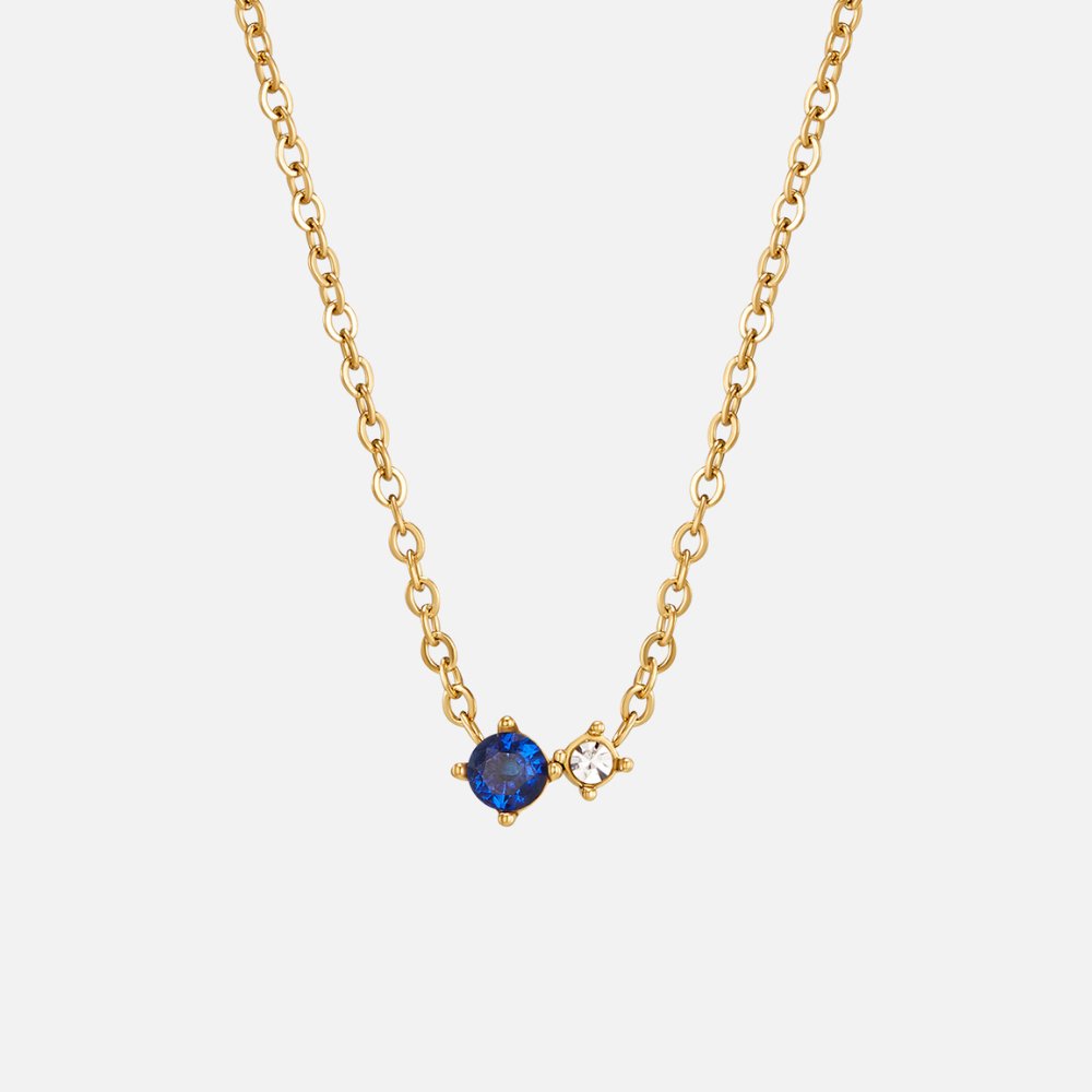 Alea Crystal Birthstone Necklace