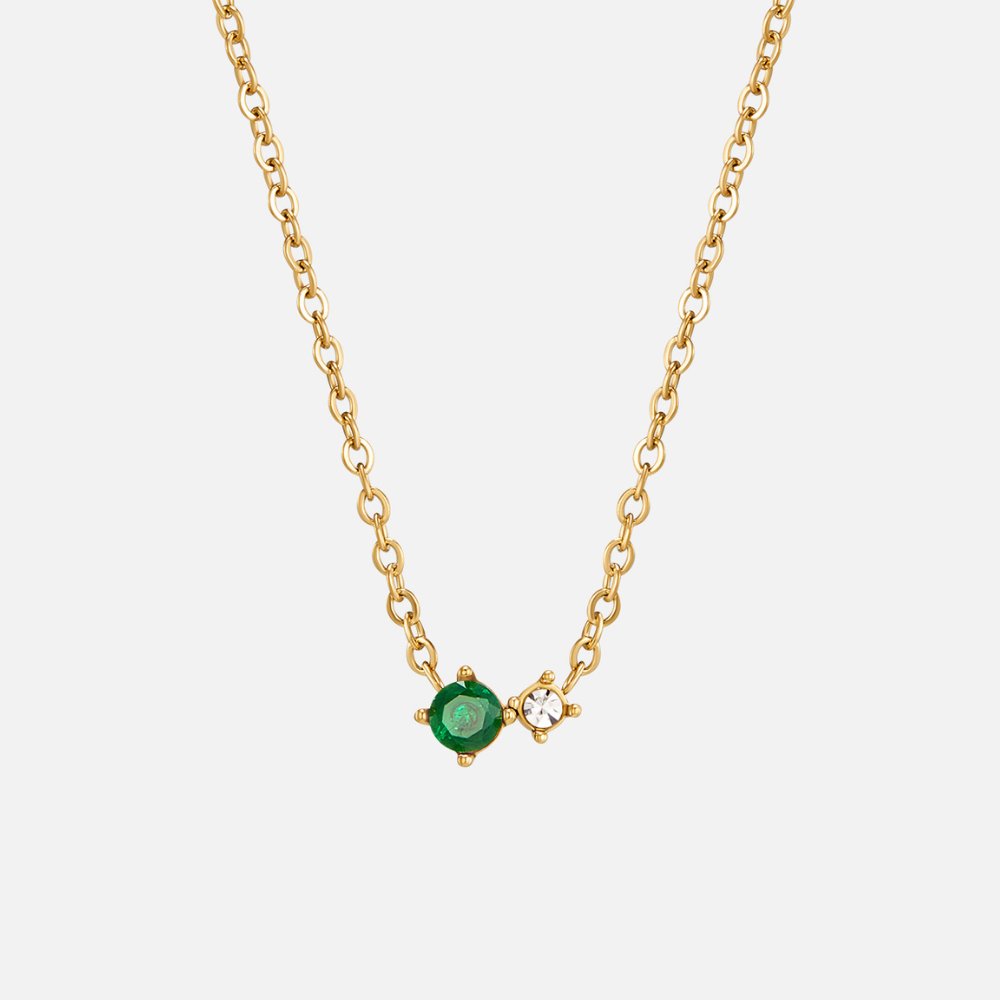 Alea Crystal Birthstone Necklace