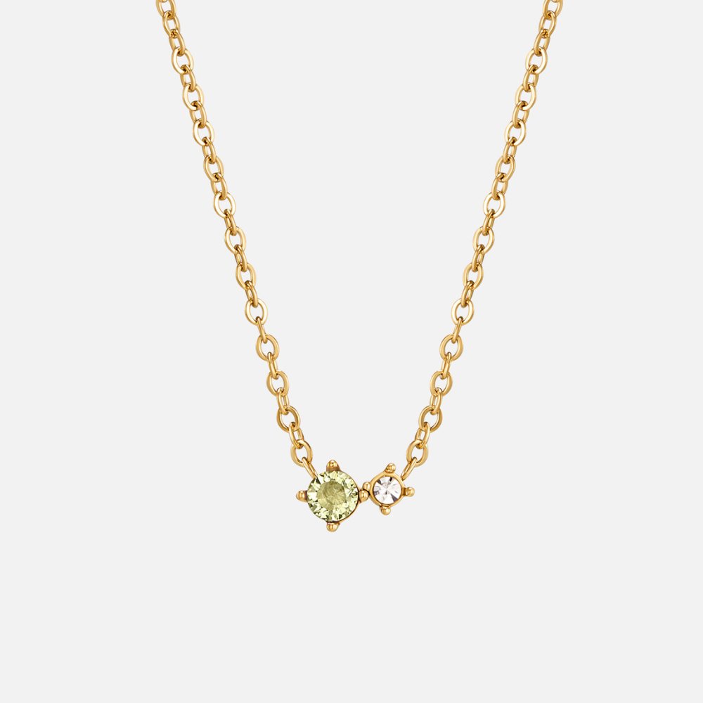 Alea Crystal Birthstone Necklace
