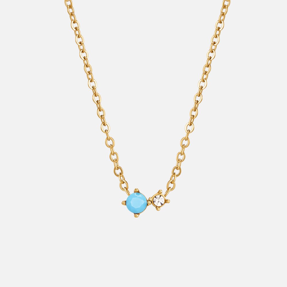 Alea Crystal Birthstone Necklace