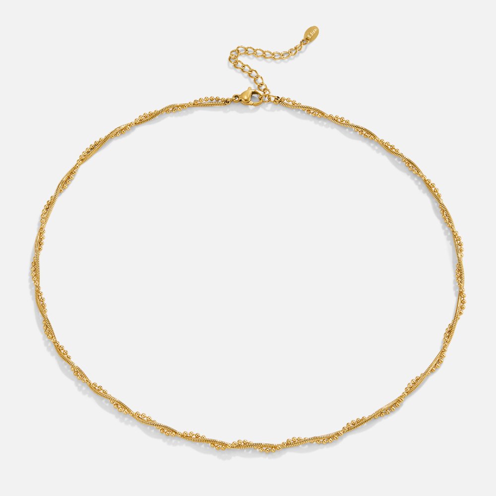 Amaya Twisted Gold Necklace
