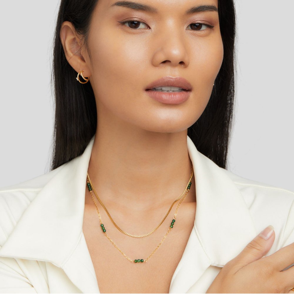 Arizona Green Stone Necklace