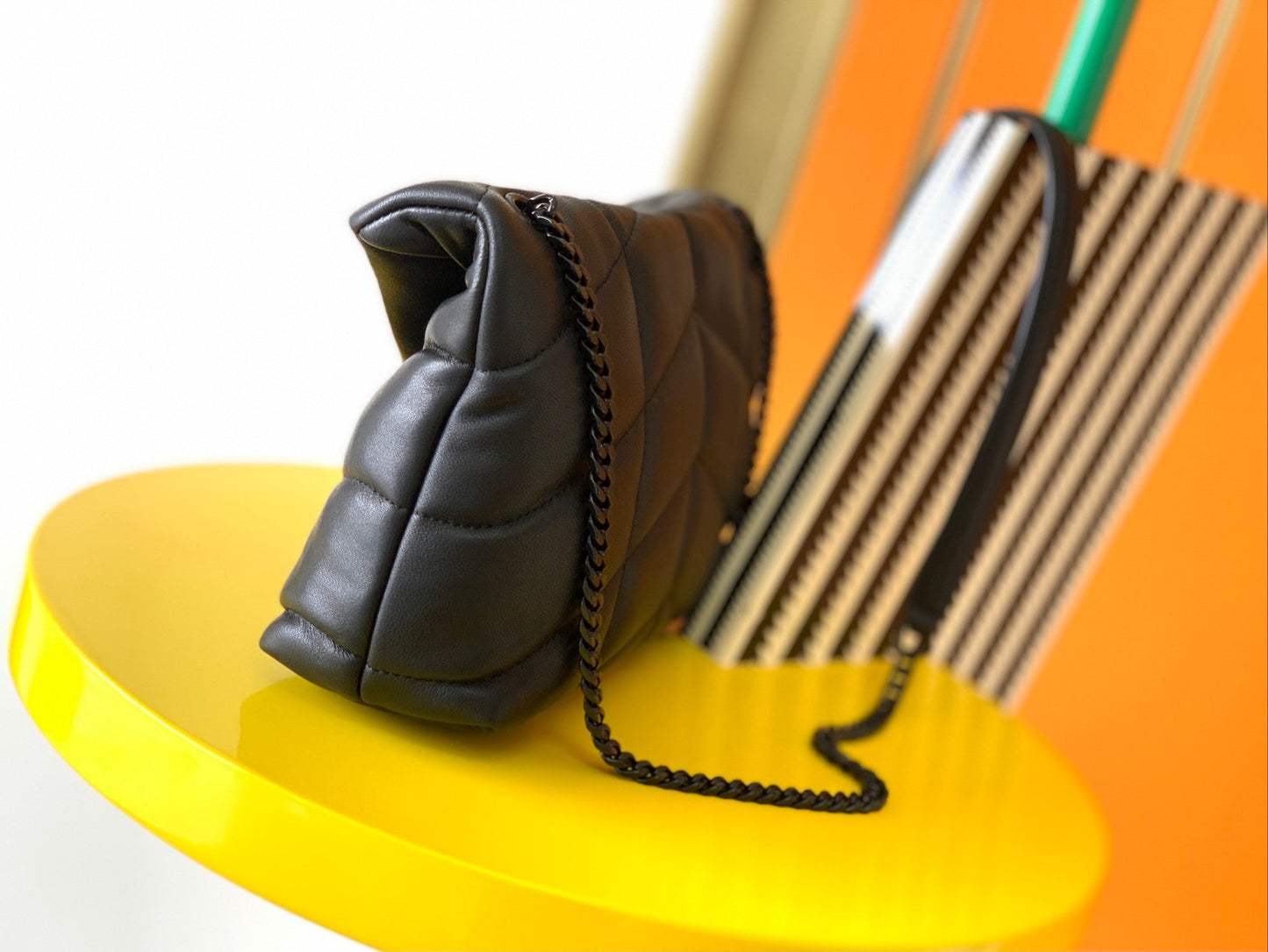 YSL Loulou Puffer Shoulder Bag, 23x15.5x5.8cm