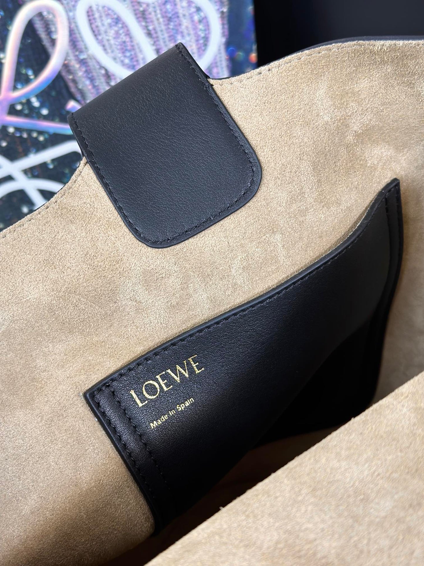 LOEWE 24SS Pebble Bucket Tote Bag, 24.5*23.5*28cm