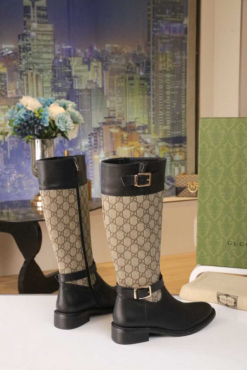 GG new arrival women boots 002 heels 2.5 cm