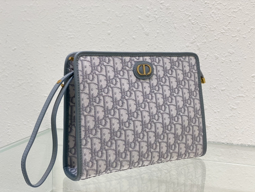Dior Montaigne pouch Bag Grey 26×19.5×7cm