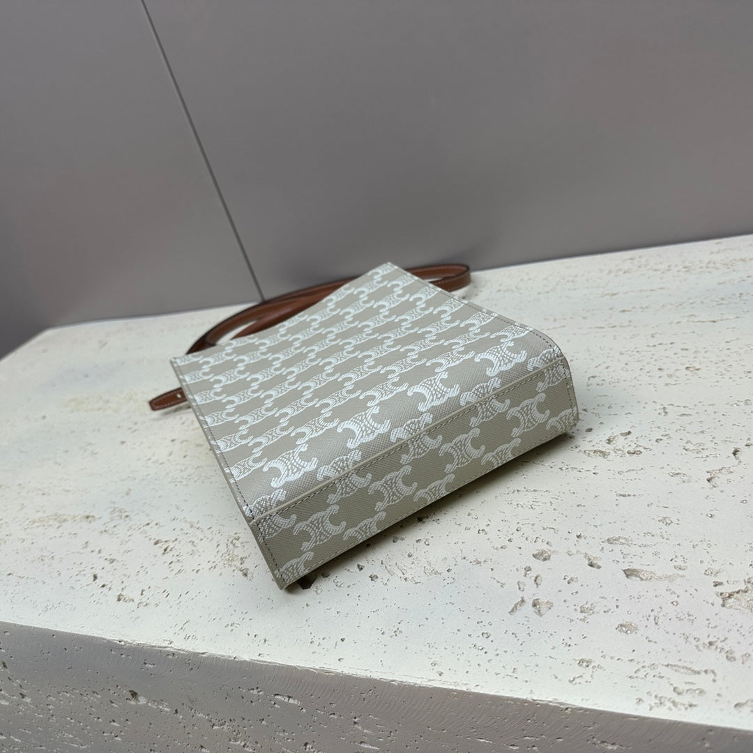 Celine Cabas Triomphe Handbag, 20X 17X 6CM