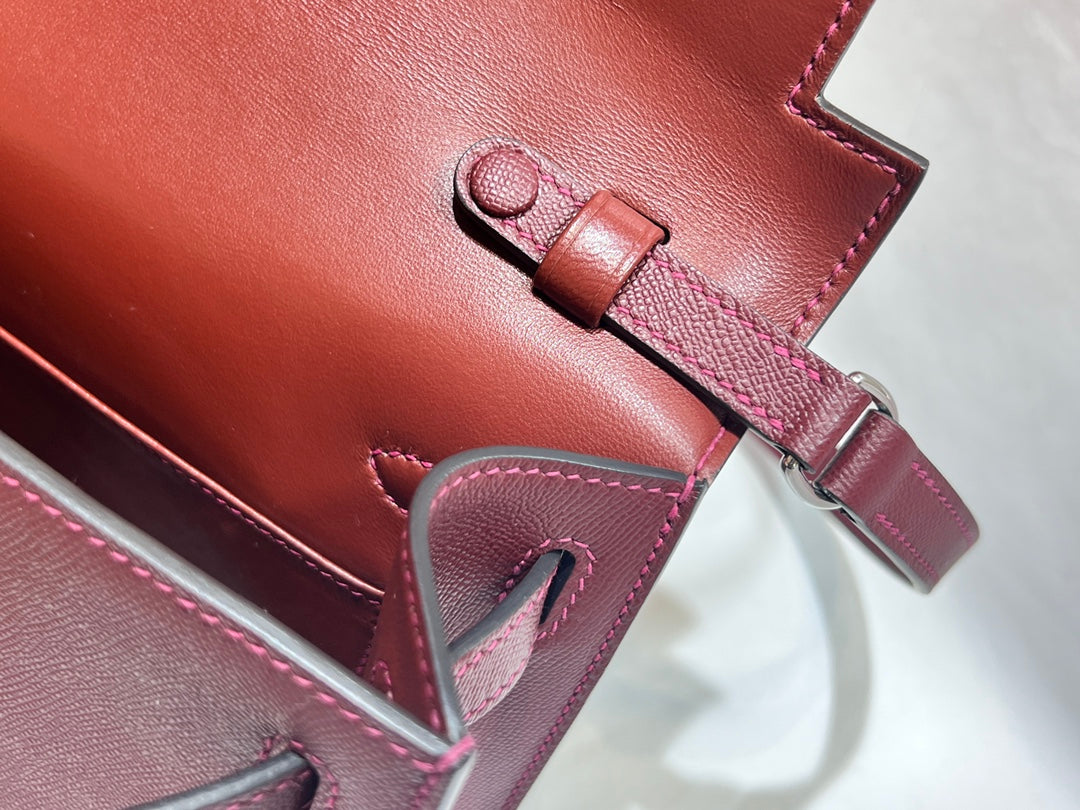 Hermes Kelly Elan Bag Purple