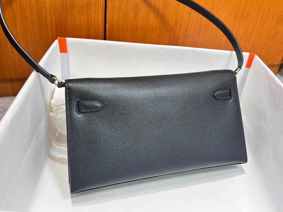 Hermes Kelly Elan Black 28cm