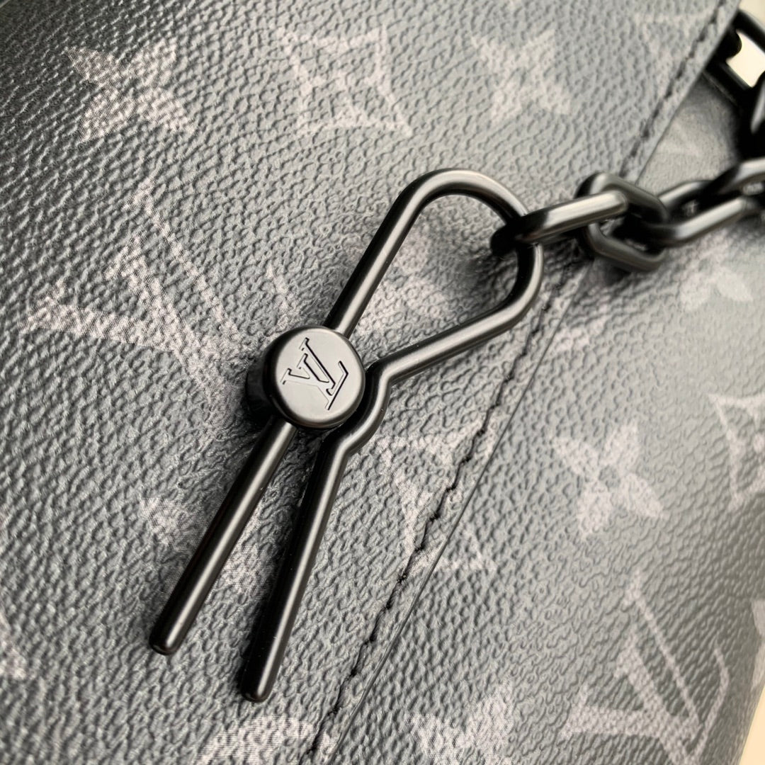 Louis Vuitton M46795 Steamer Bag 24x17x5cm Black