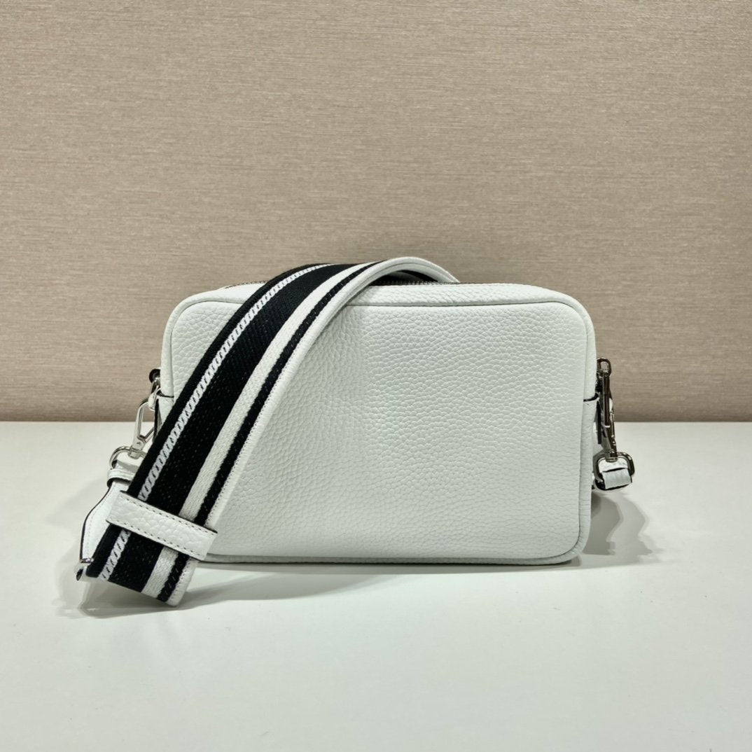 Pra Bag With Shoulder Strap White For Women, Women's Bags 8.6in/22cm 1BH082_2DKV_F0009_V_3OM