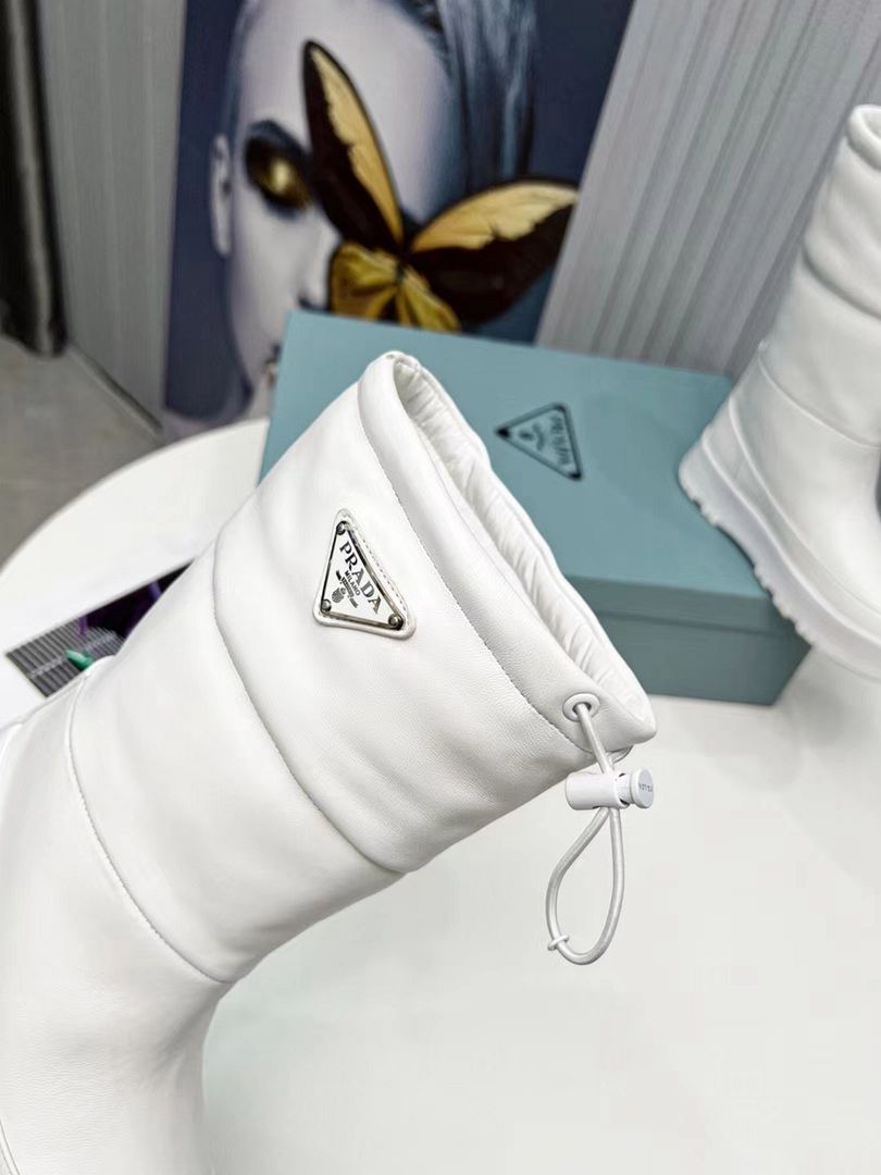 Pra new arrival women white boots 006