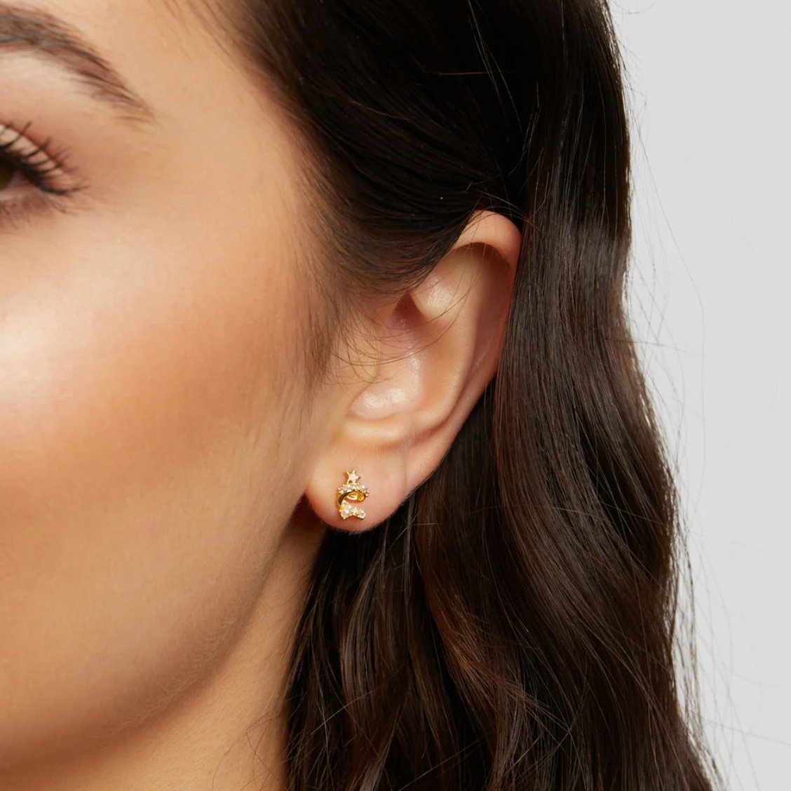 Christmas Tree Pearl Earrings