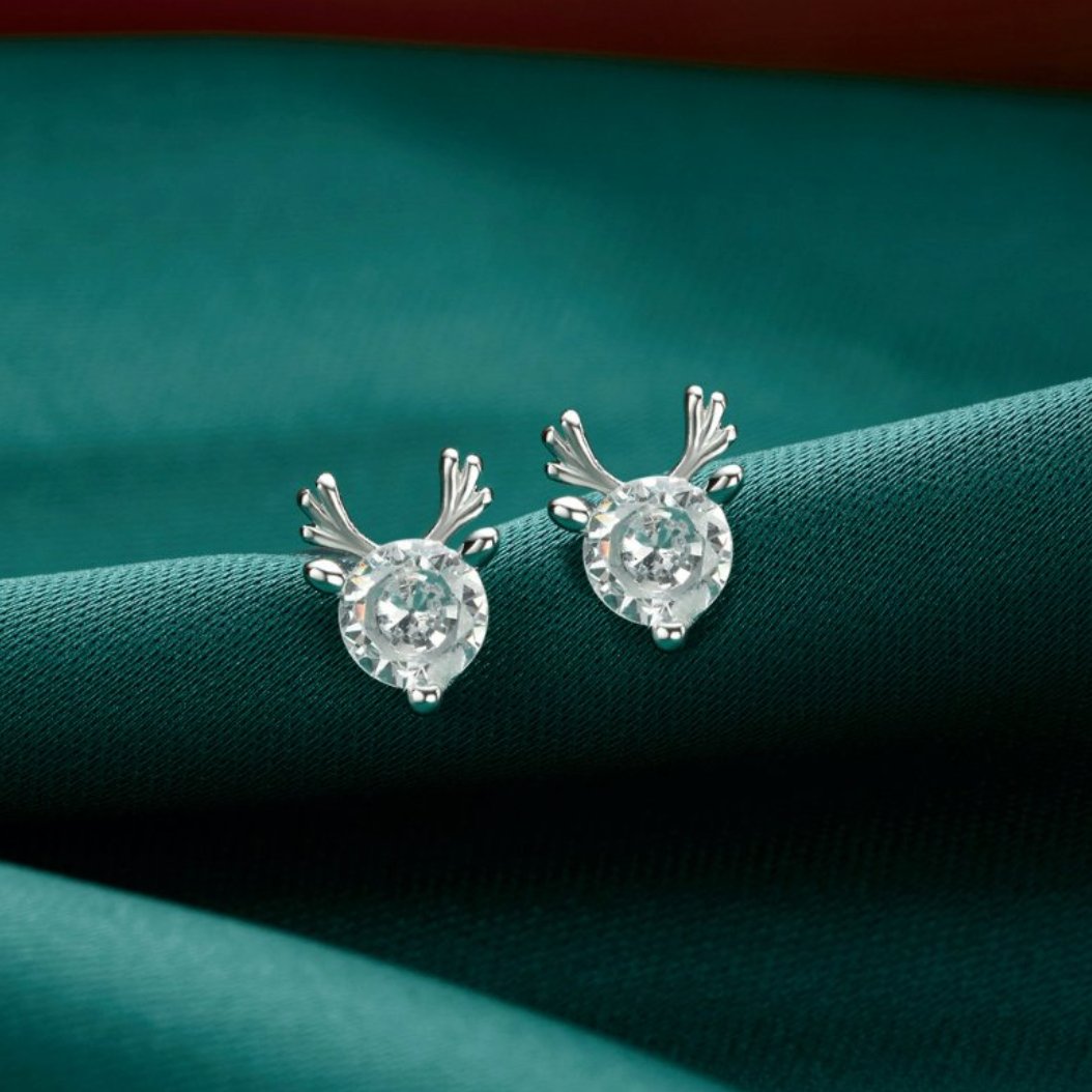 Crystal Rudolph Earrings