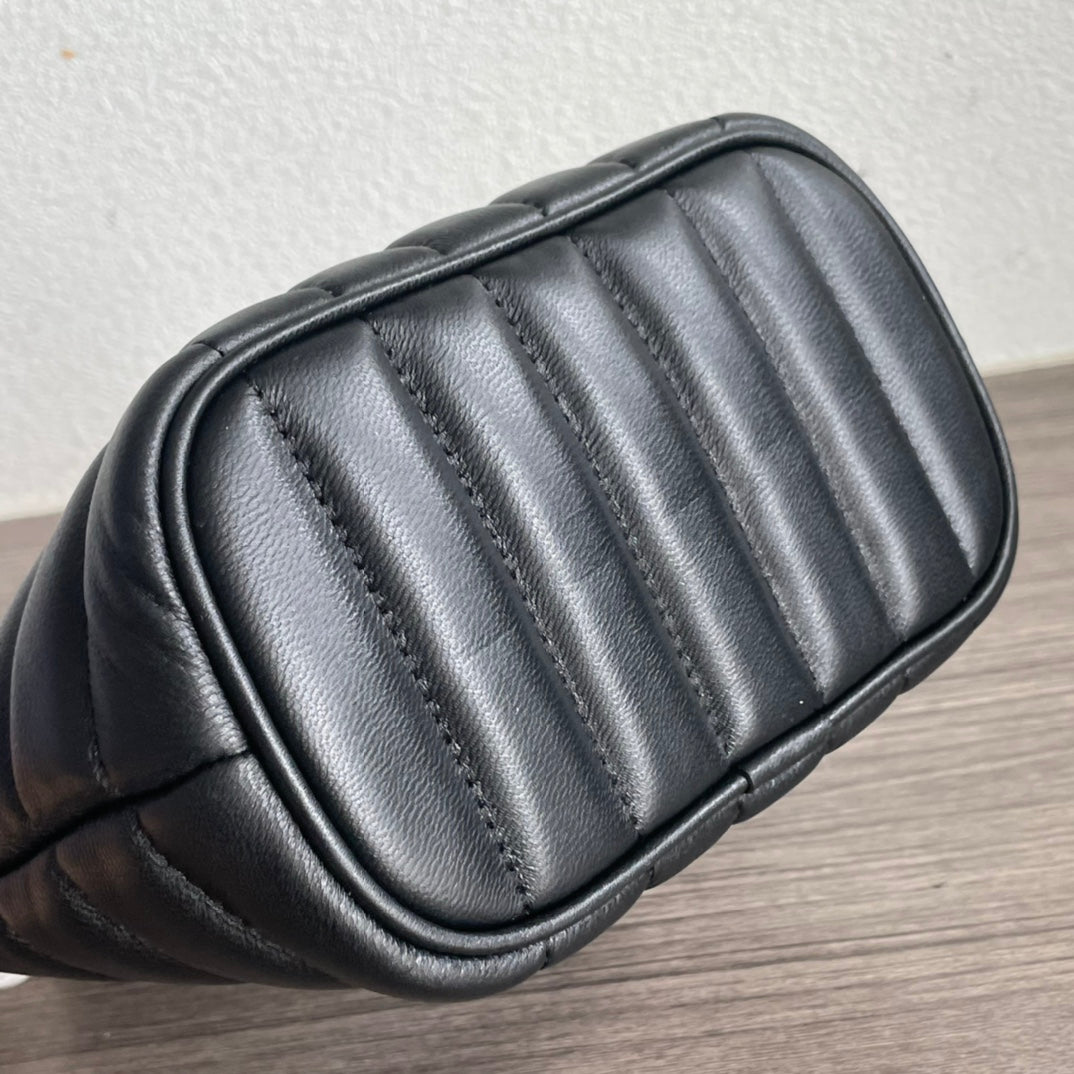 Burberry Black Mini Lola Bucket Bag