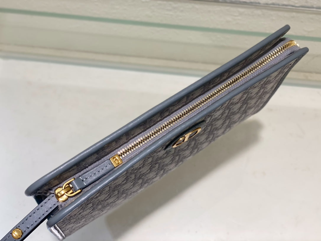 Dior Montaigne pouch Bag Grey 26×19.5×7cm
