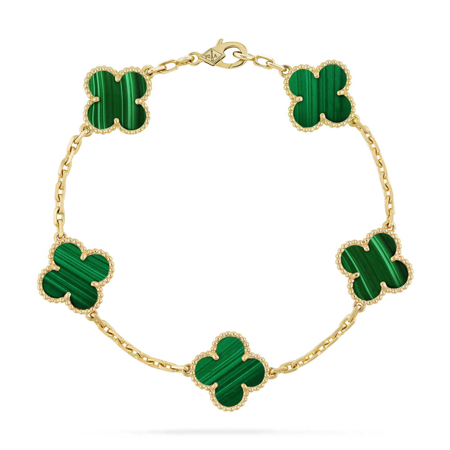 VAN CLEEF & ARPELS Vintage Alhambra Bracelet Green