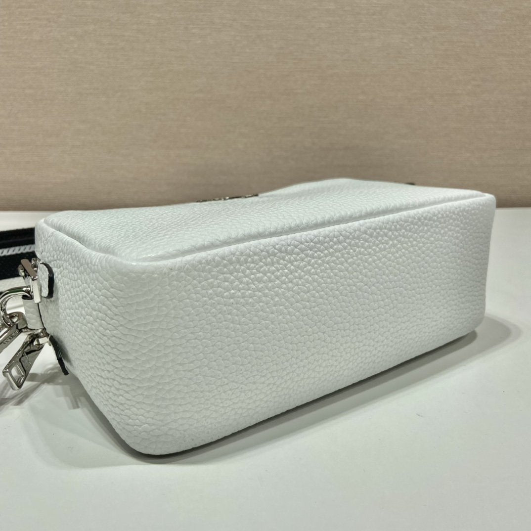 Pra Bag With Shoulder Strap White For Women, Women's Bags 8.6in/22cm 1BH082_2DKV_F0009_V_3OM