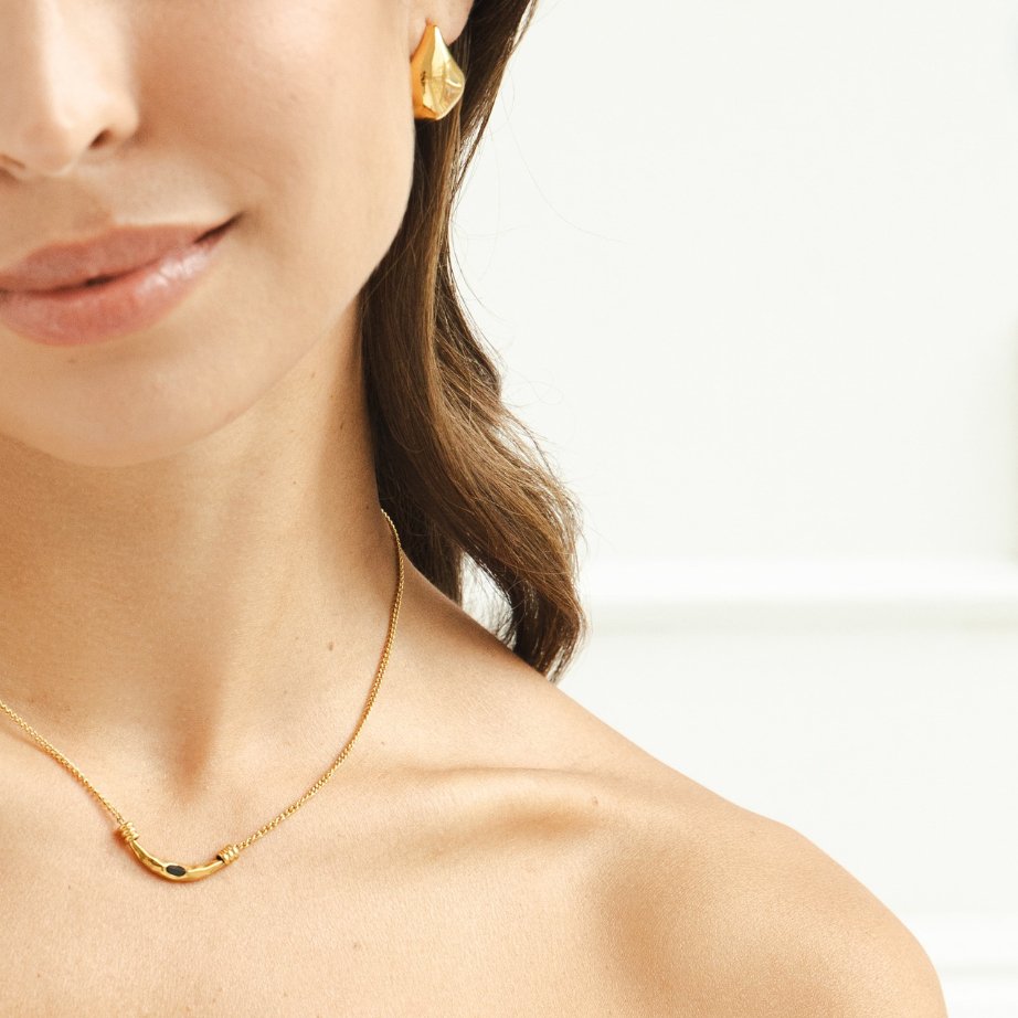 Elise Black Onyx Necklace