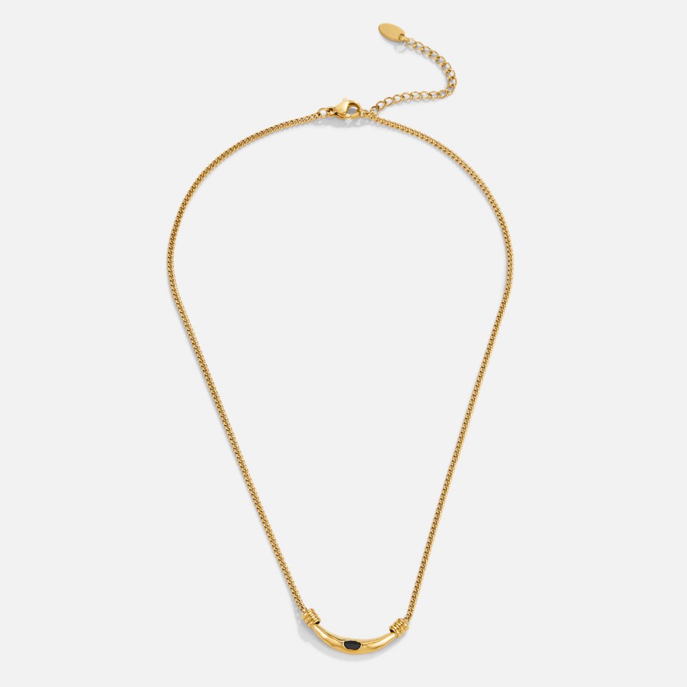 Elise Black Onyx Necklace