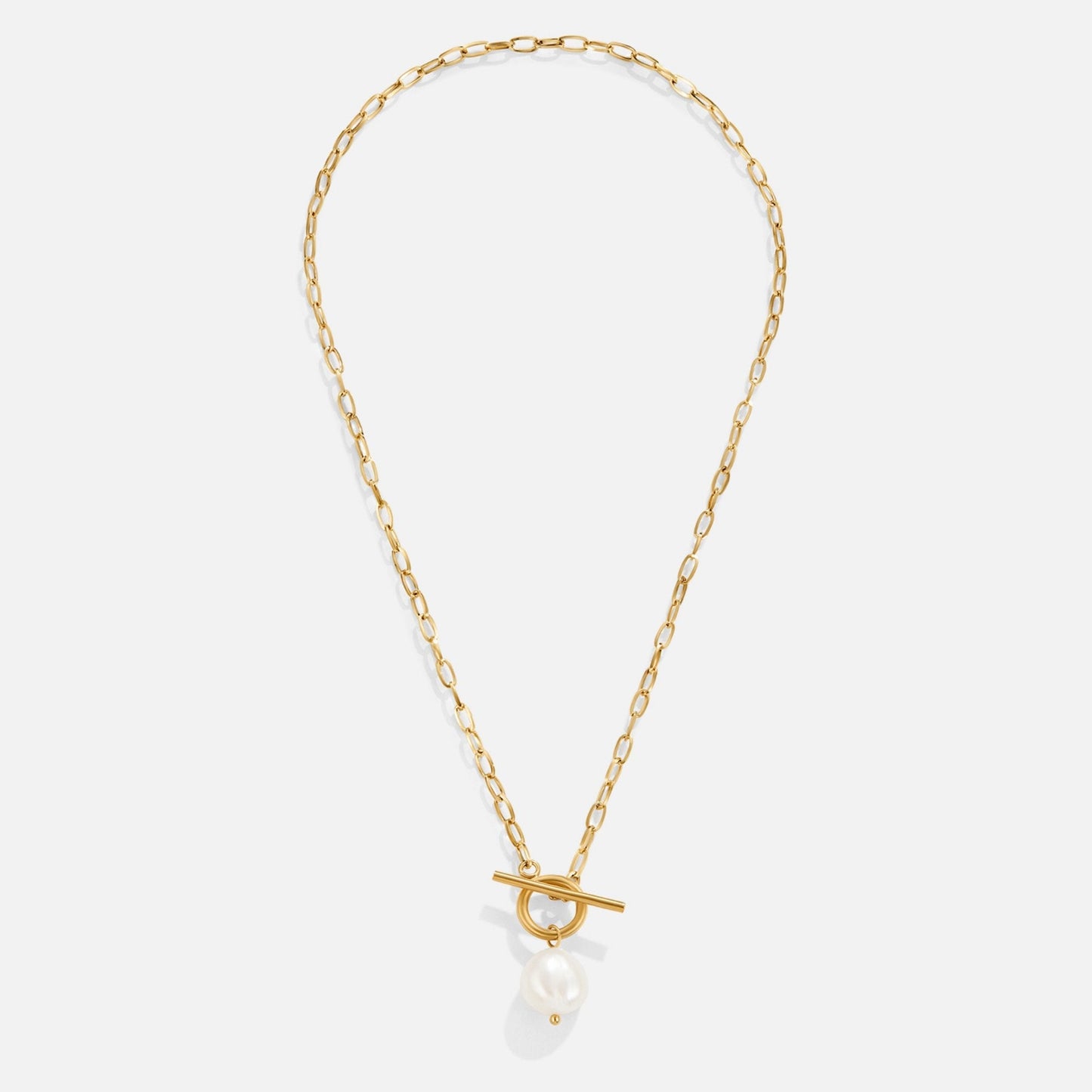 Eva Freshwater Pearl Gold Necklace