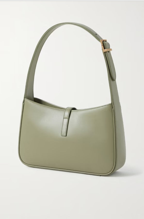 Y Leather shoulder bag �C Green