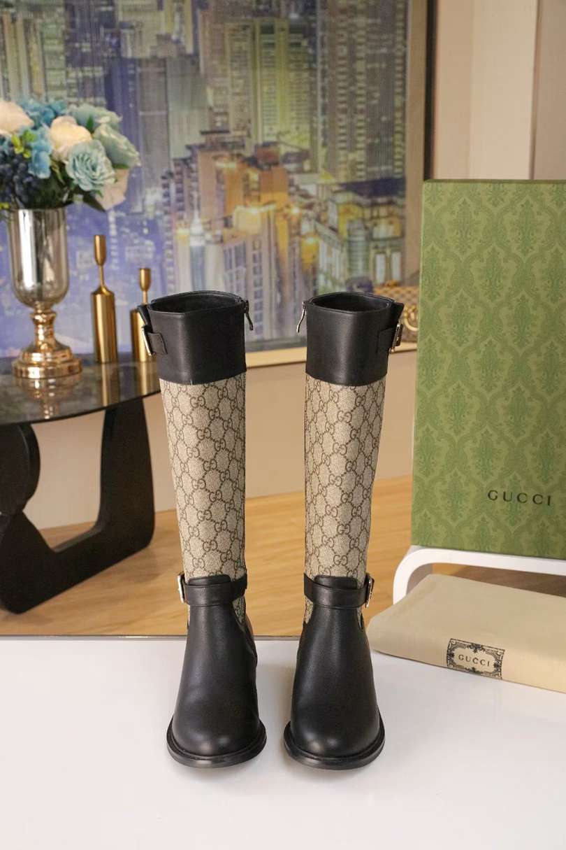 GG new arrival women boots 002 heels 2.5 cm