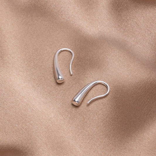 Francesca Water Drop Silver Earrings
