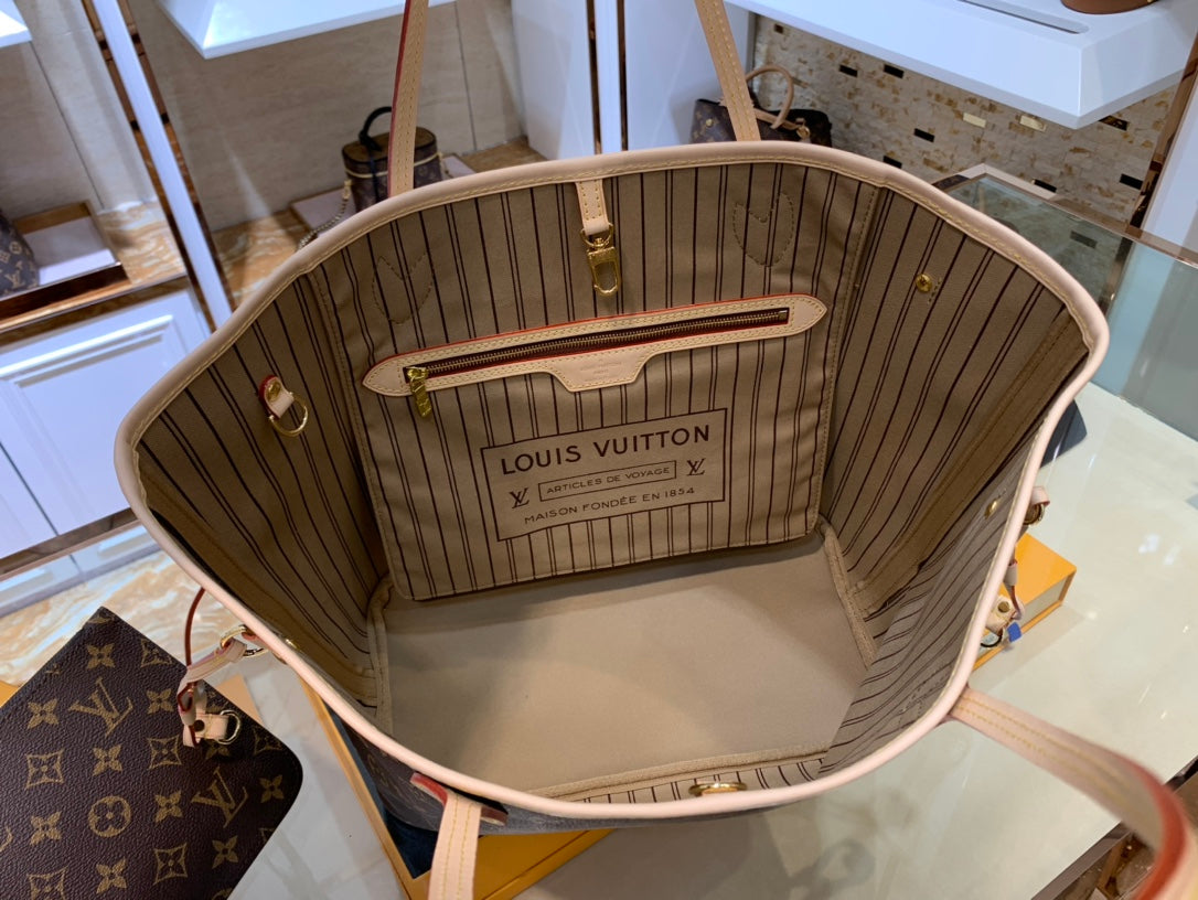 Louis neverfull new arrival bag size: 32-29-17 cm top qualtiy !