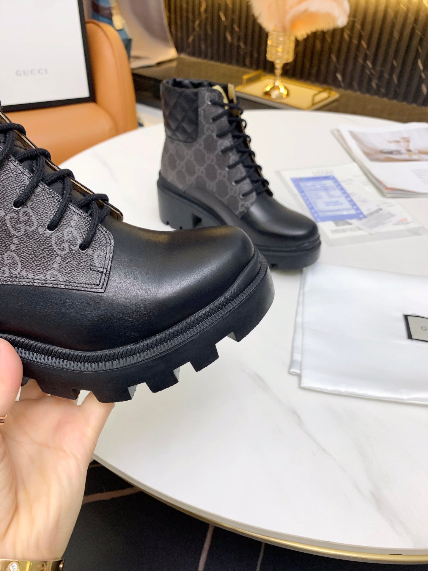 Gg new arrival women boots heels 6cm