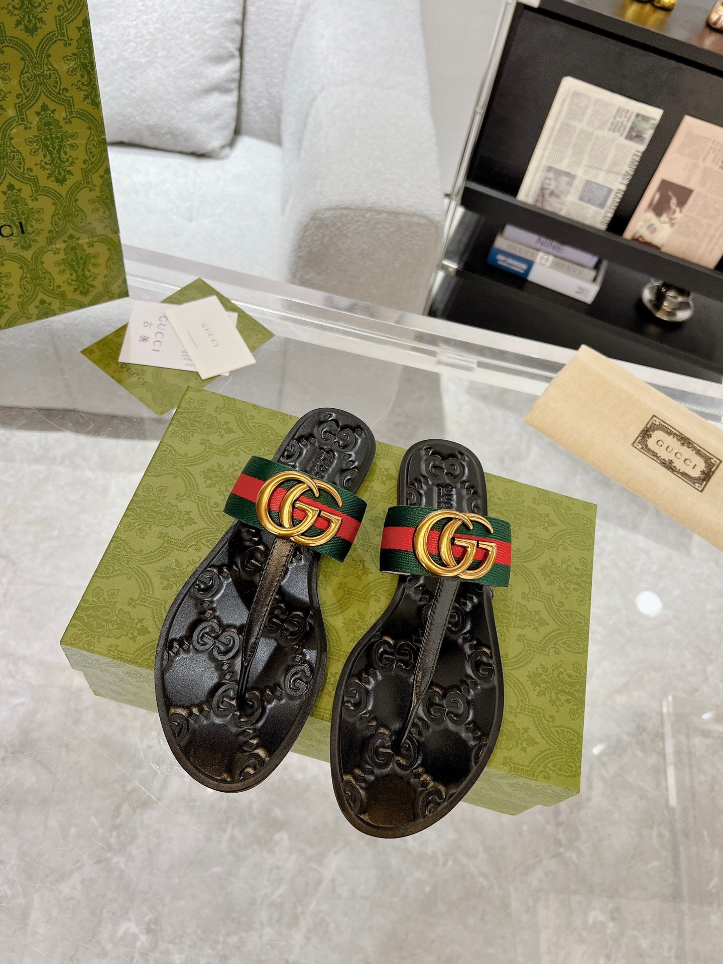 GG new arrival men and women slippers 02