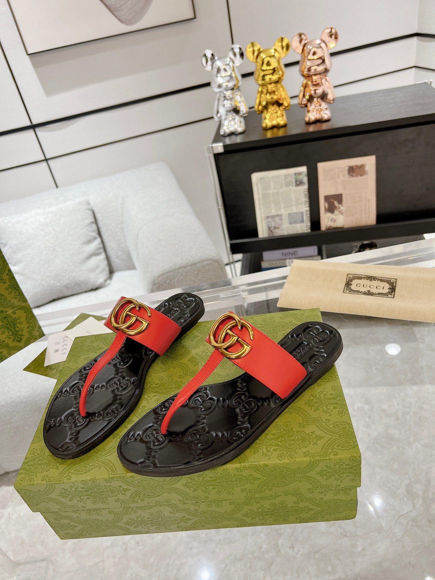 GG new arrival men and women slippers 02