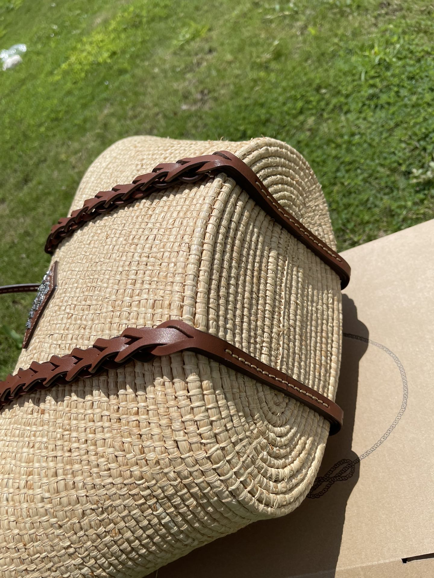 Pra new arrival tote bag size : 50*18*26 cm top quality ~