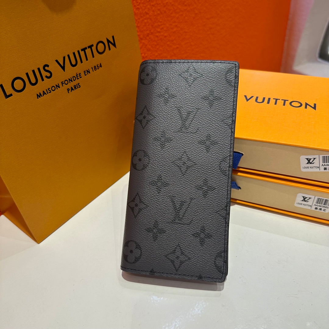 Louis BRAZZA Monogram man and women wallet size: 19×10cm