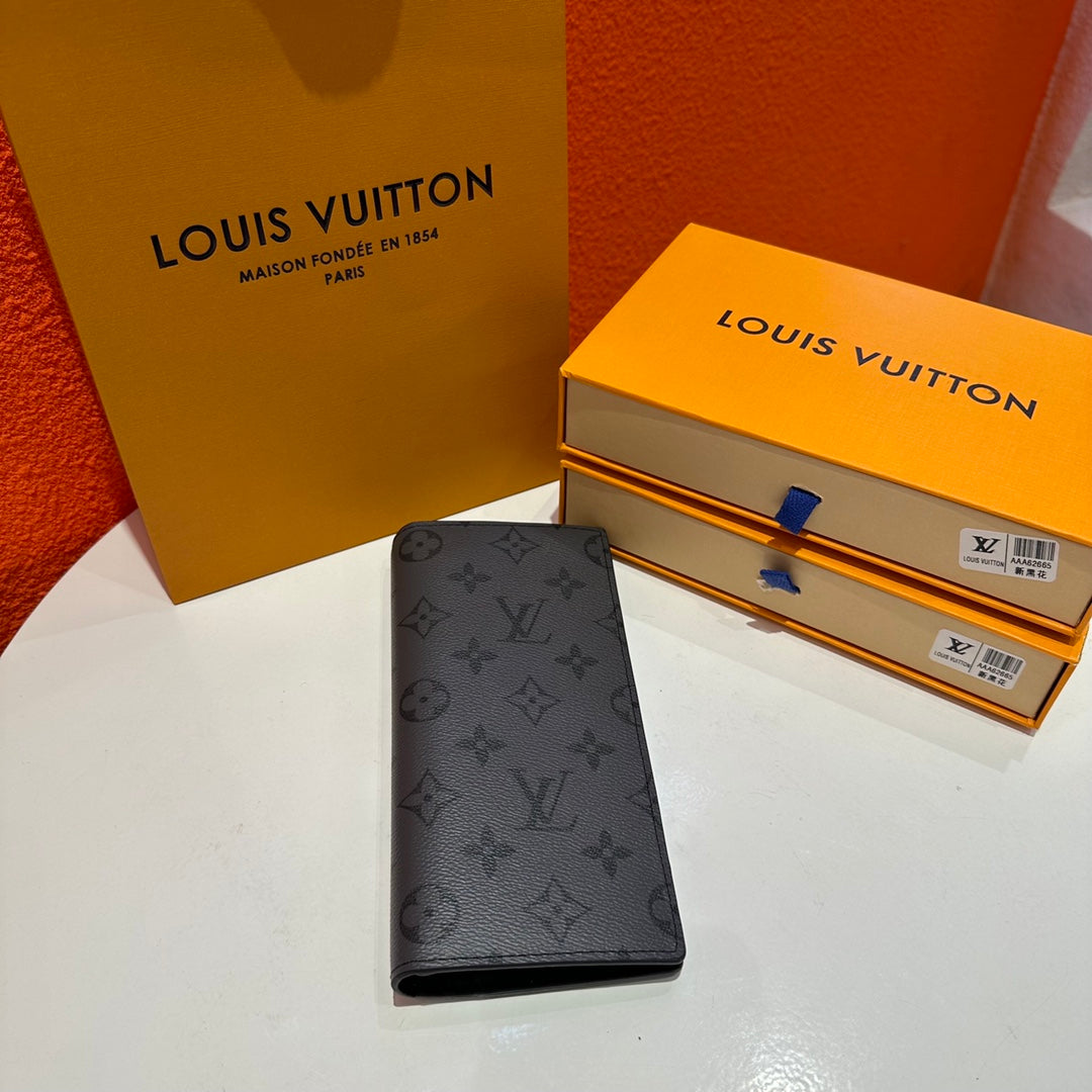 Louis BRAZZA Monogram man and women wallet size: 19×10cm