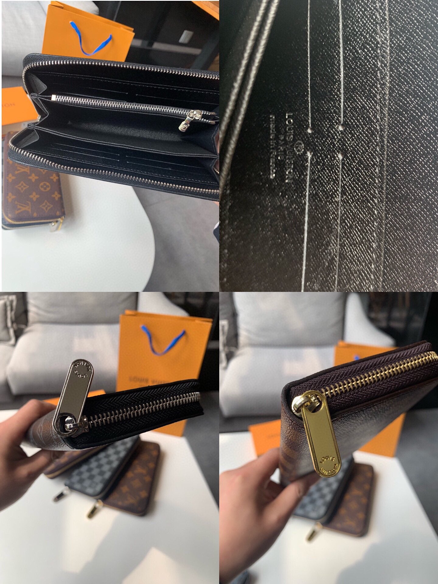 LOUIS new arrival men's wallet size: 19×10×1.5cm