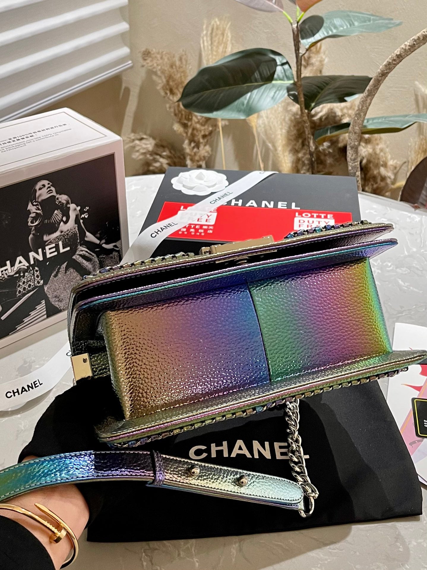 CC Leboy new arrival Colorful bag size 26 * 15cm