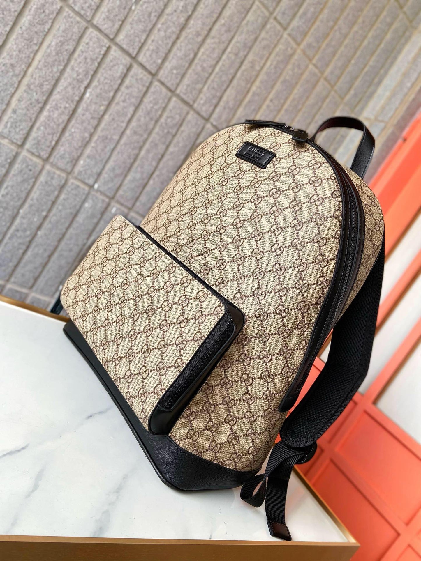 GG new arrival men backpack bag size :32*40*15 cm
