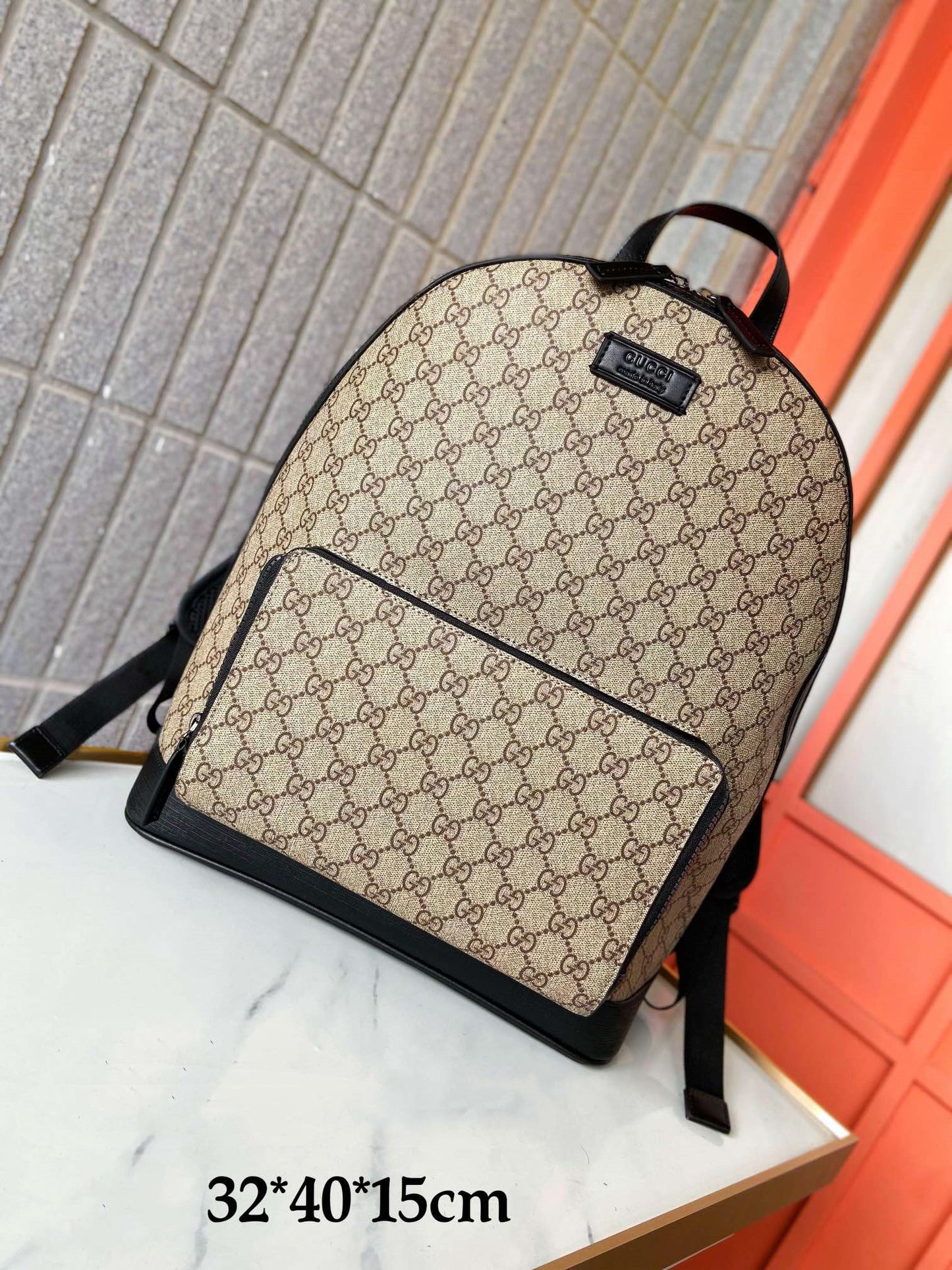 GG new arrival men backpack bag size :32*40*15 cm