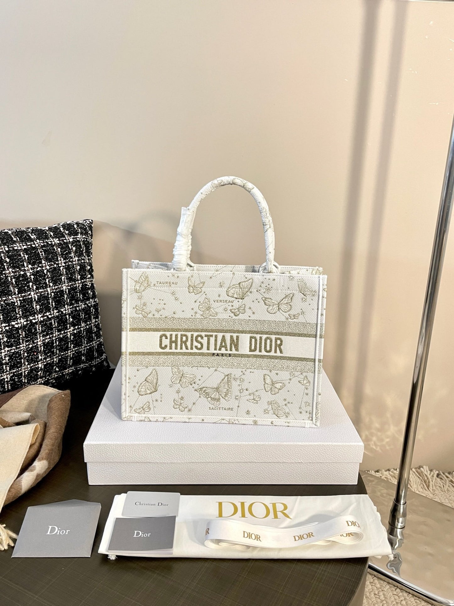 D book tote bag butterfly size: 36×27×16cm