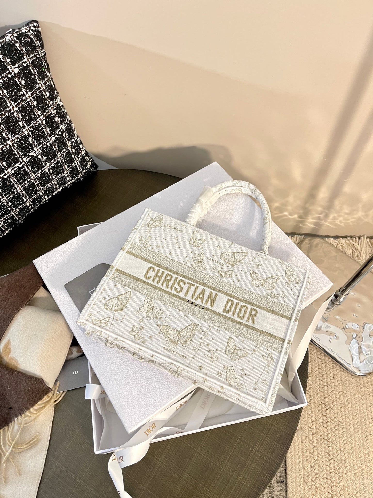 D book tote bag butterfly size: 36×27×16cm